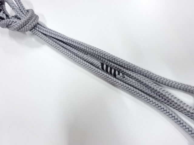 正絹　撚り房　手組帯締め